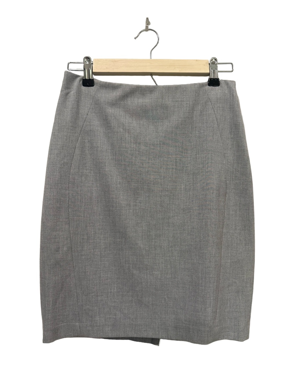 The Limited Light Gray Professional Workwear Pencil Skirt